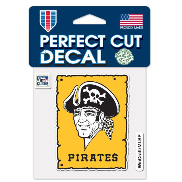 Pittsburgh Pirates / Cooperstown Cooperstown Perfect Cut Color Decal 4" x 4"