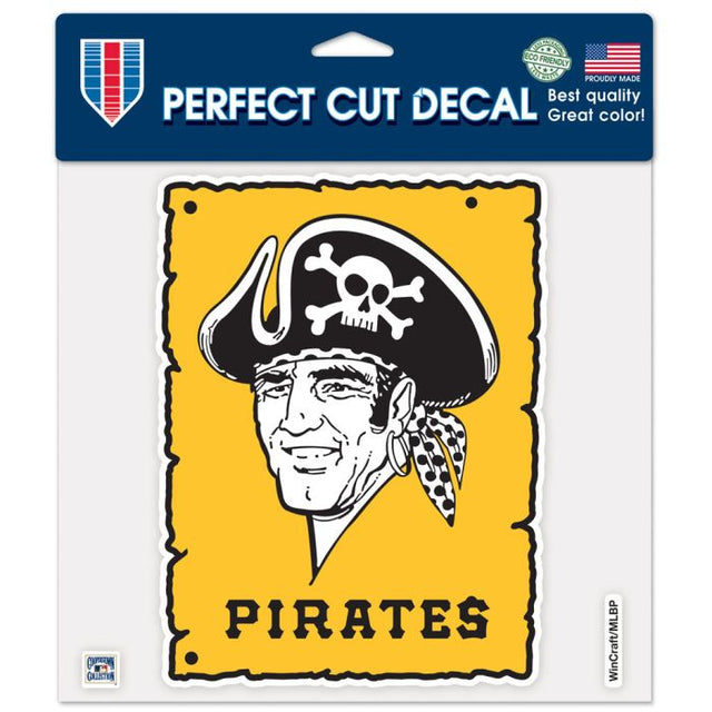 Pittsburgh Pirates / Cooperstown cooperstown Perfect Cut Color Decal 8" x 8"