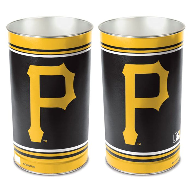 Pittsburgh Pirates Wastebasket - tapered 15"H