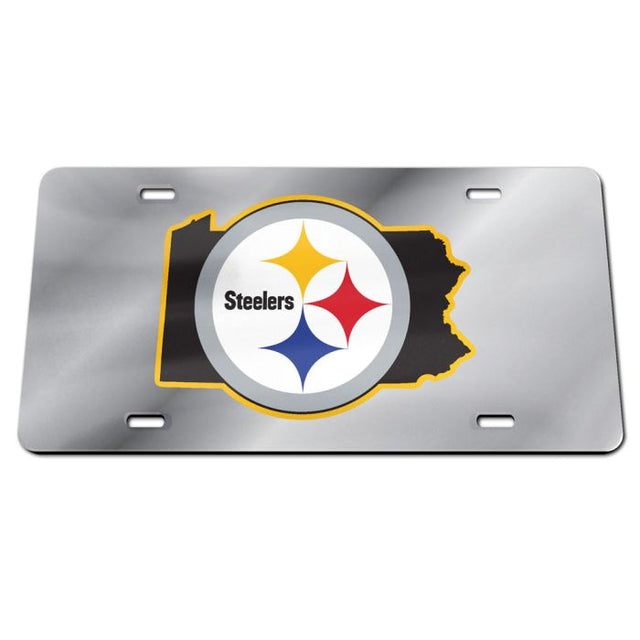 Pittsburgh Steelers STATE Specialty Acrylic License Plate