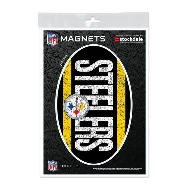 Pittsburgh Steelers VINTAGE Outdoor Magnets 5" x 7"