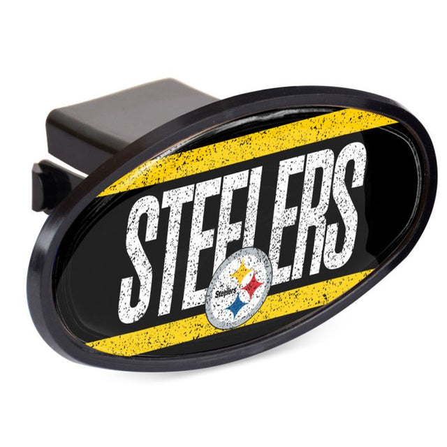Pittsburgh Steelers VINTAGE Oval 2" Hitch Receiver