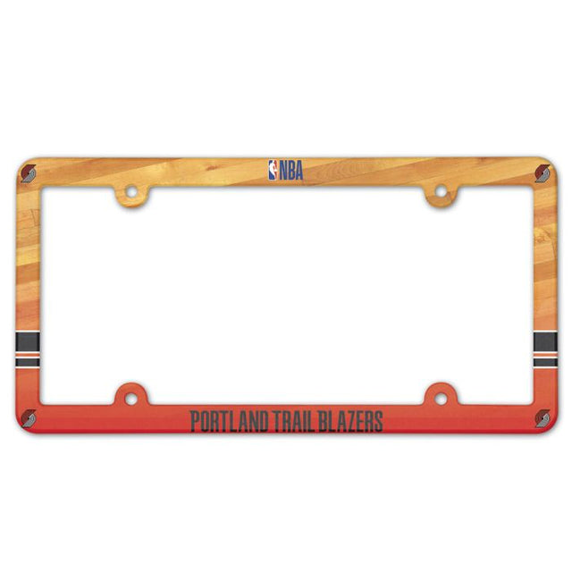 Portland Trail Blazers Lic Plate Frame Full Color