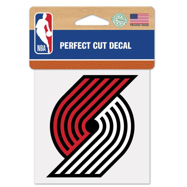 Portland Trail Blazers Perfect Cut Color Decal 4" x 4"