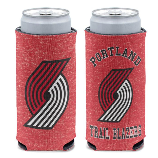 Portland Trail Blazers colored heather 12 oz Slim Can Cooler