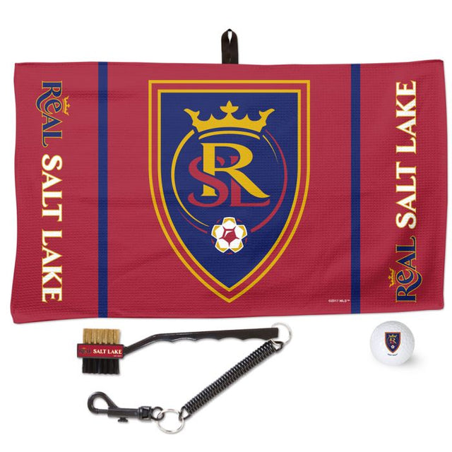 Real Salt Lake Logo / Wordmark Golf Waffle Towel Set