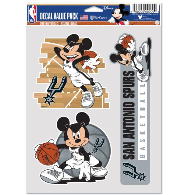 San Antonio Spurs / Disney Multi Use 3 Fan Pack