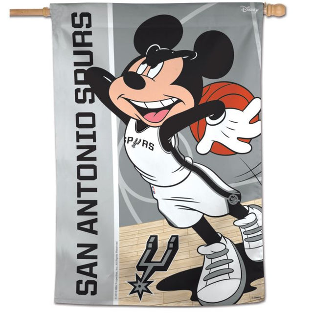 San Antonio Spurs / Disney Vertical Flag 28" x 40"
