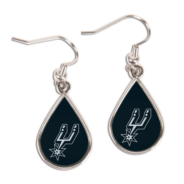 Pendientes de los San Antonio Spurs con forma de lágrima