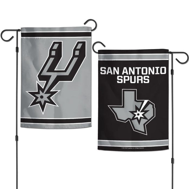San Antonio Spurs Garden Flags 2 sided 12.5" x 18"