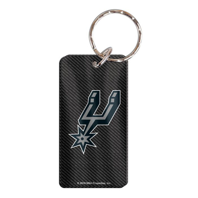 Llavero rectangular de los San Antonio Spurs
