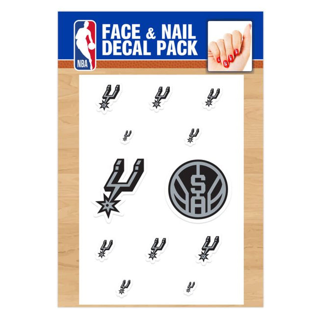 Calcomanías para uñas de los San Antonio Spurs