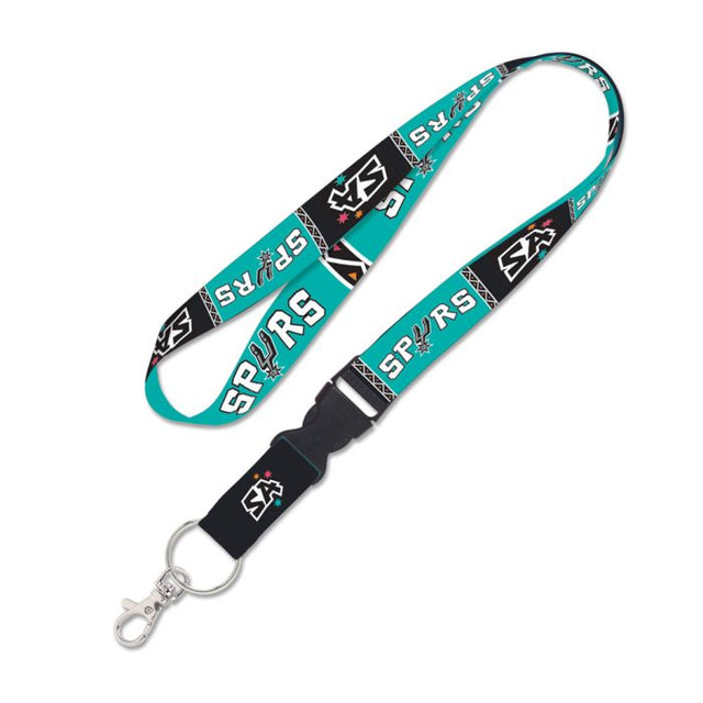 San Antonio Spurs city Lanyard w/detachable buckle 1"
