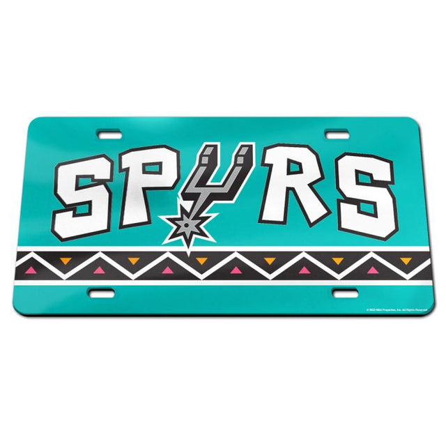 Matrícula acrílica especial de la ciudad de San Antonio Spurs