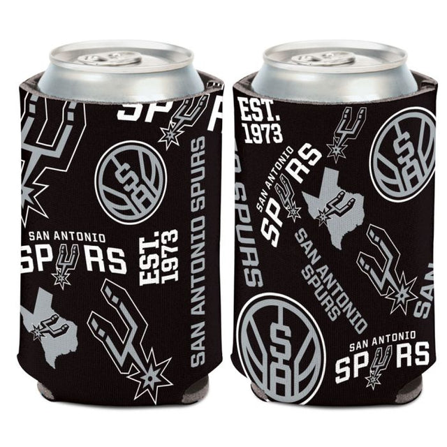San Antonio Spurs scatter Can Cooler 12 oz.