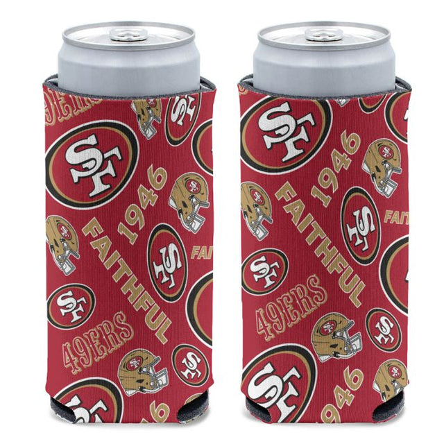San Francisco 49ers 12 oz Slim Can Cooler