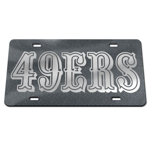Matrículas clásicas de acrílico de los San Francisco 49ers
