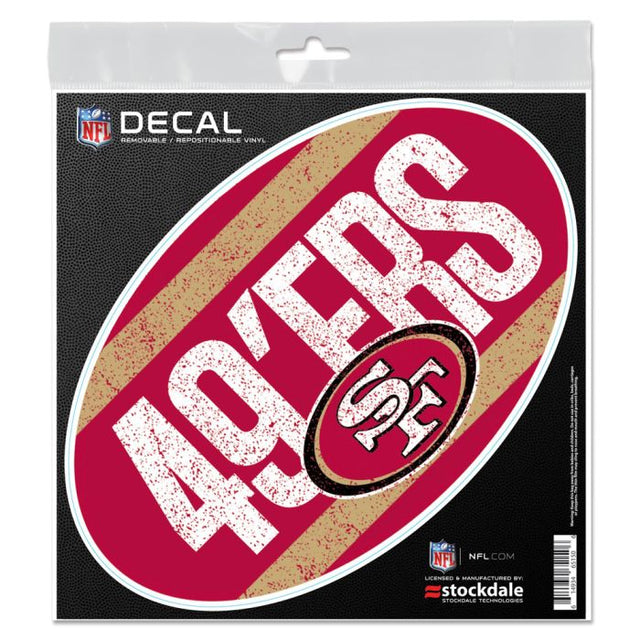 San Francisco 49ers All Surface Decal 6" x 6"