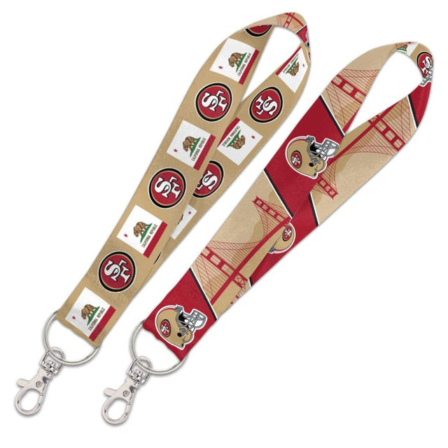 San Francisco 49ers BRidge Lanyard Key Strap 1"