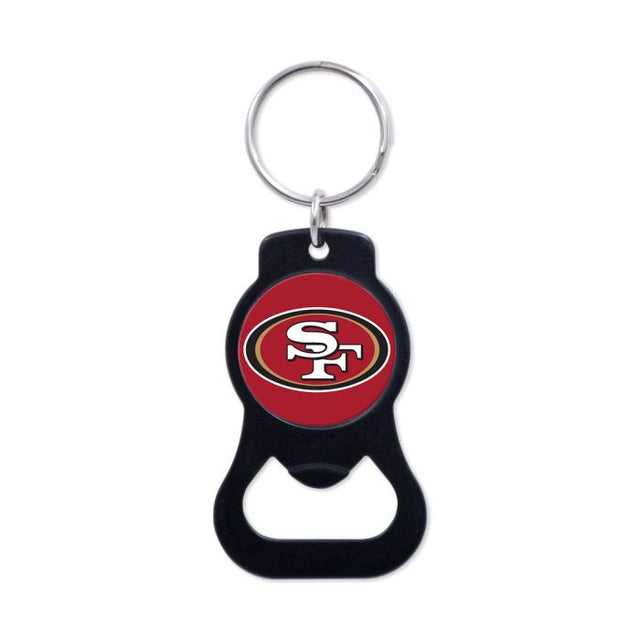 San Francisco 49ers Black Bottle Opener Key Ring