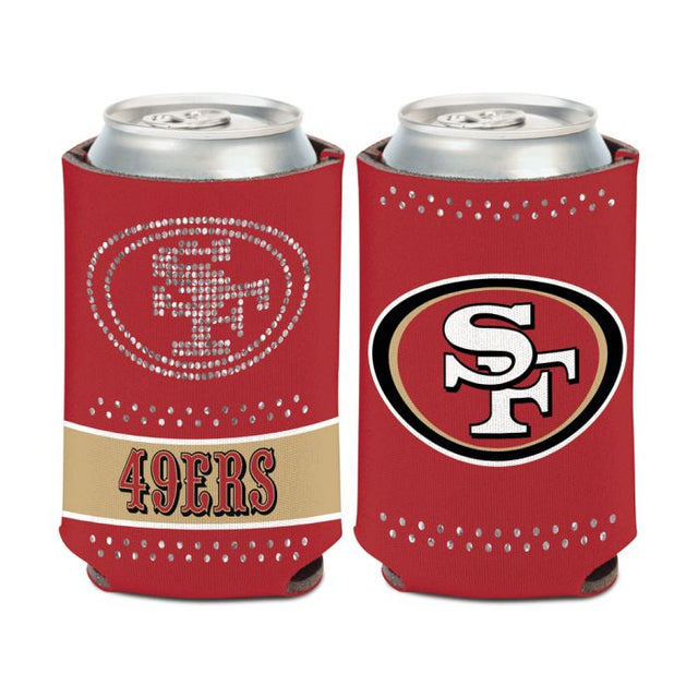 San Francisco 49ers Bling Can Cooler 12 oz.