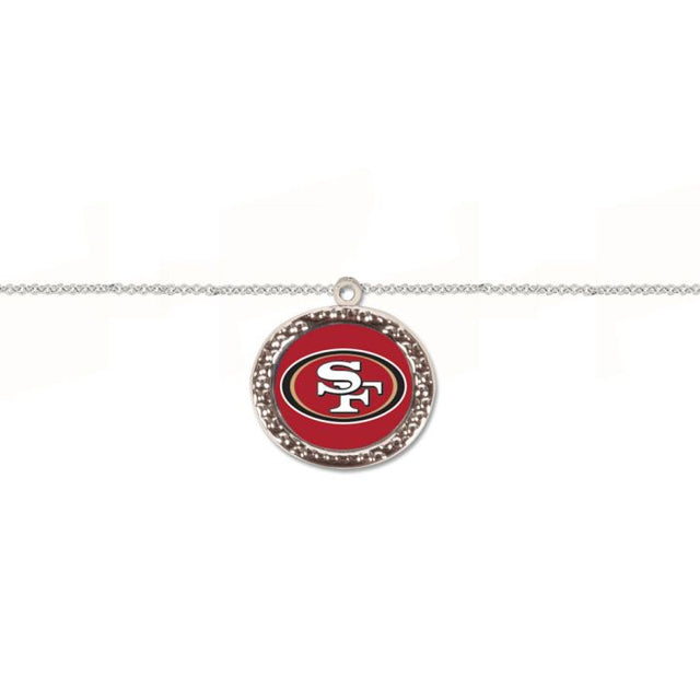 San Francisco 49ers Bracelet w/Charm Jewelry Carded