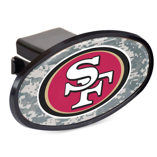 San Francisco 49ers CAMO Oval 2" Hitch Receiver