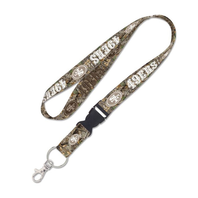 San Francisco 49ers / Camo Lanyard w/detachable buckle 1"