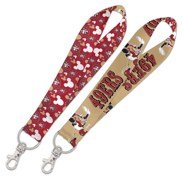 San Francisco 49ers / Disney Lanyard Key Strap 1"