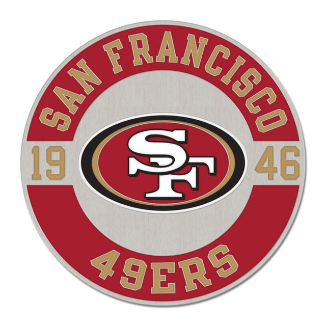San Francisco 49ers Established Collector Enamel Pin Jewelry Card