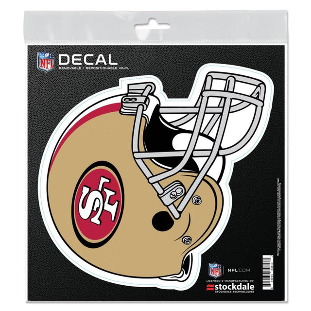 San Francisco 49ers HELMET All Surface Decal 6" x 6"