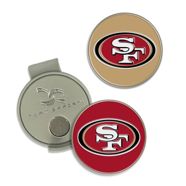 Clip para gorra y marcadores de los San Francisco 49ers