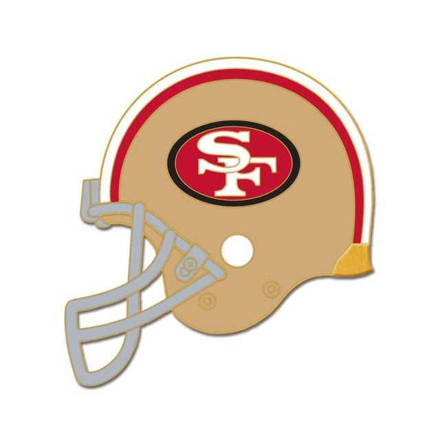 San Francisco 49ers Helmet Collector Enamel Pin Jewelry Card