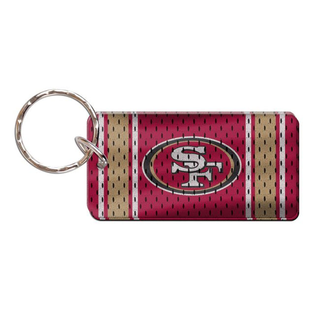 San Francisco 49ers JERSEY Keychain Rectangle