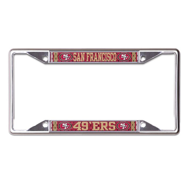 San Francisco 49ers JERSEY Lic Plt Frame S/S Printed