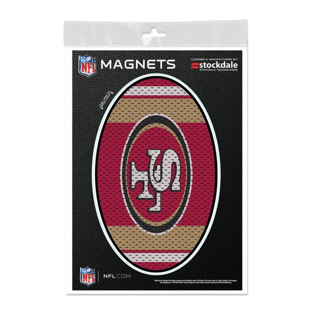 San Francisco 49ers JERSEY Outdoor Magnets 5" x 7"