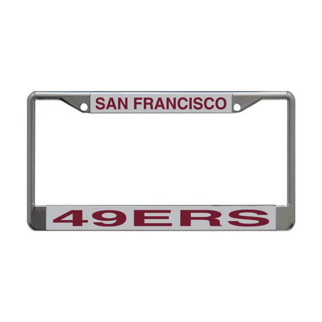 San Francisco 49ers Lic Plt Frame S/L Printed