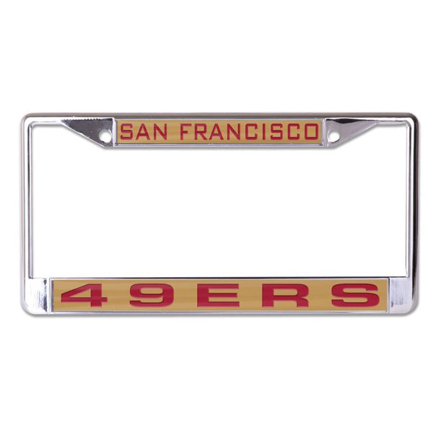 San Francisco 49ers Lic Plt Frame S/L Printed