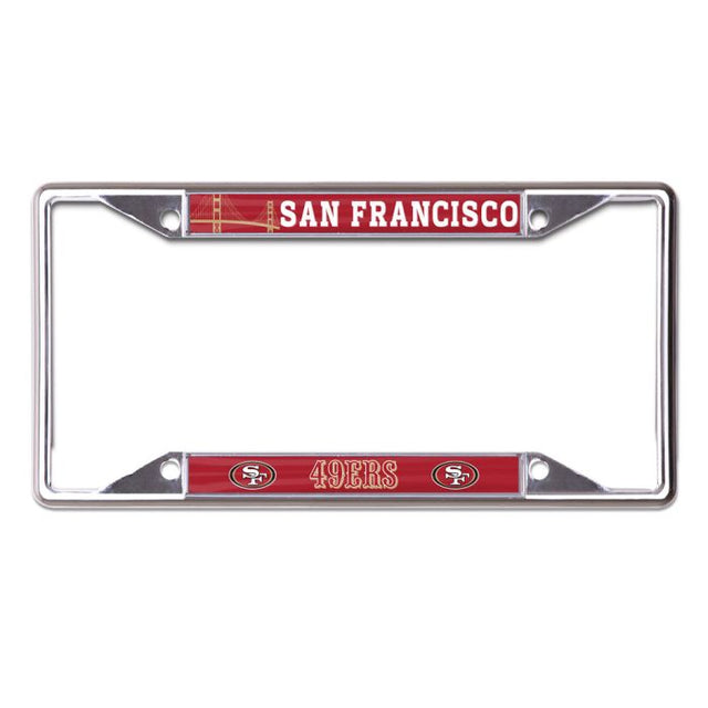 San Francisco 49ers Lic Plt Frame S/S Printed