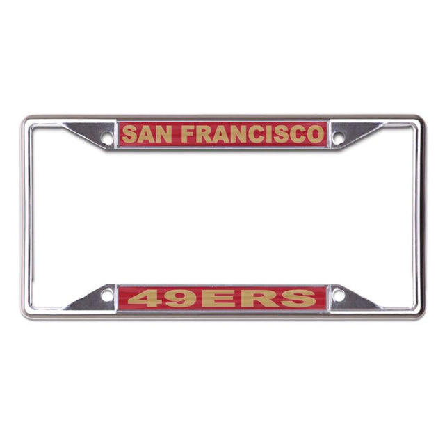San Francisco 49ers Lic Plt Frame S/S Printed