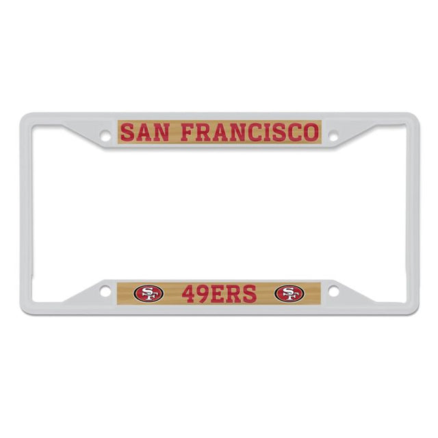 San Francisco 49ers Lic Plt Frame S/S