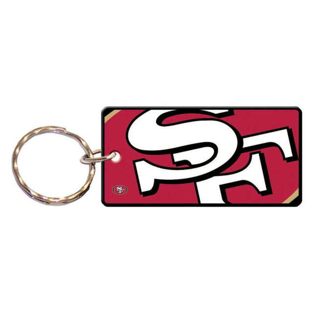 Llavero MEGA rectangular de los San Francisco 49ers