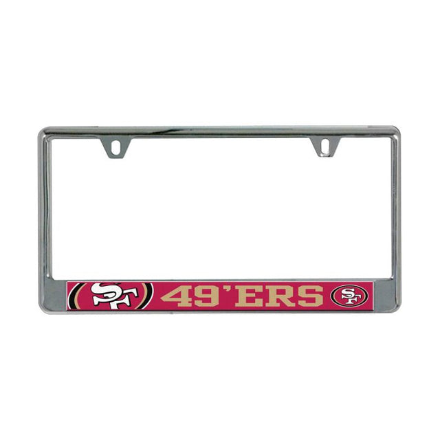 San Francisco 49ers MEGA Lic Plate Frame B/O Printed