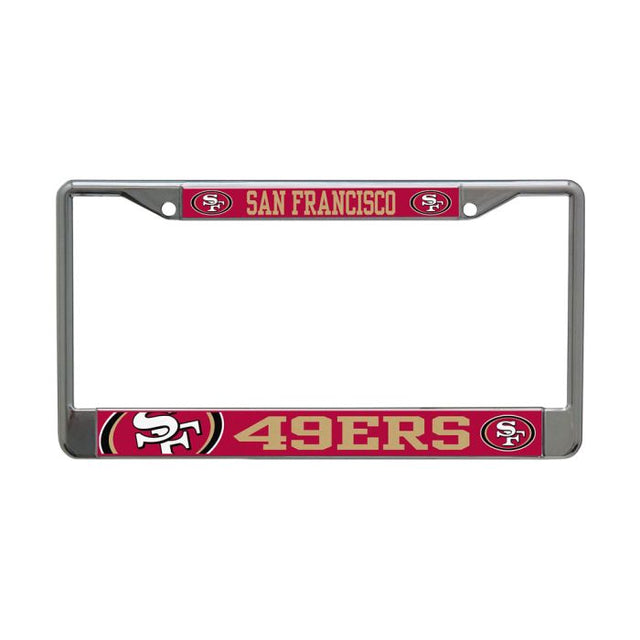 San Francisco 49ers MEGA Lic Plt Frame S/L Printed