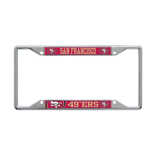 San Francisco 49ers MEGA Lic Plt Frame S/S Printed