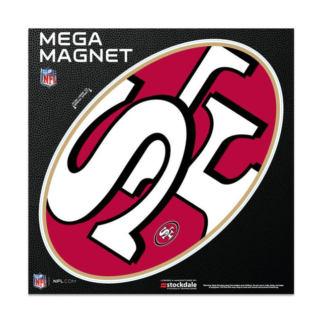 San Francisco 49ers MEGA Outdoor Magnets 6" x 6"