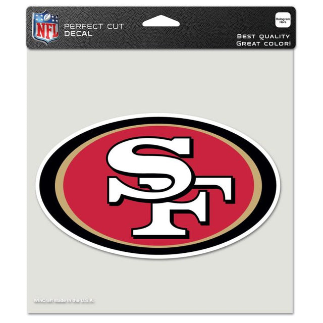 San Francisco 49ers Perfect Cut Color Decal 8" x 8"