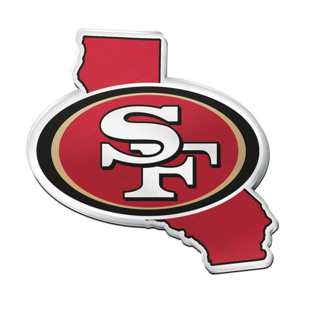 Emblema acrílico para automóvil de los San Francisco 49ers STATE