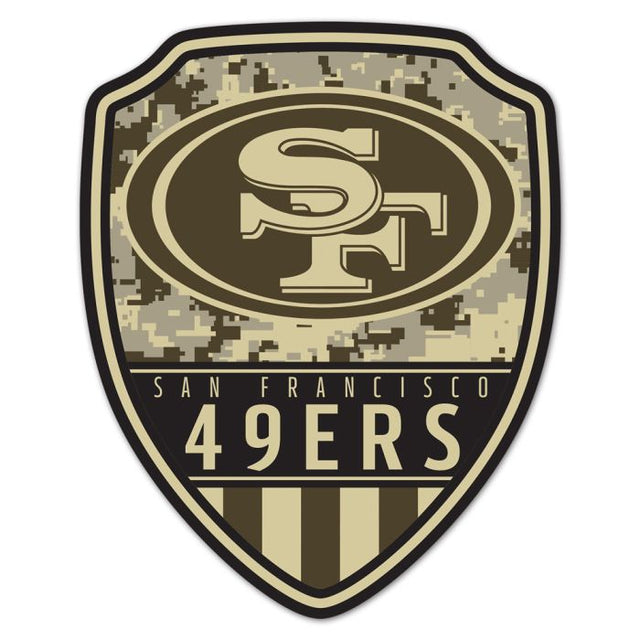 San Francisco 49ers Standard Issue Wood Sign 11"X14"