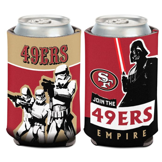 San Francisco 49ers / Star Wars Darth Vader Can Cooler 12 oz.